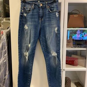 7 for all mankind Distressed Jeans